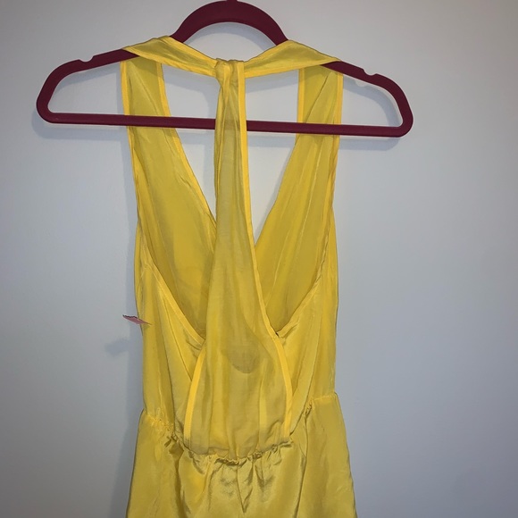 Rory Beca Yellow Flowy Tank - Picture 2 of 2